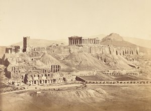 雅典西南部雅典卫城 作者 迪米特里奥斯·康斯坦丁